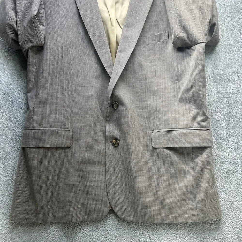 Brooks Brothers Lanificio Di Tollegno Jacket Mens 44R Wool Made Italy Regent Fit
